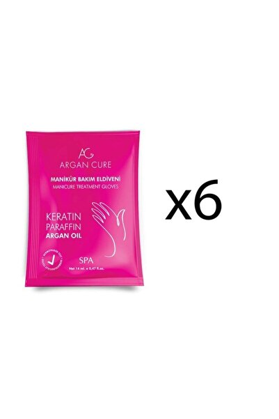 Argan Cure Manikür Kremli Bakım Eldiveni 6 Adet | Argan Yağı & Keratin İçerik...