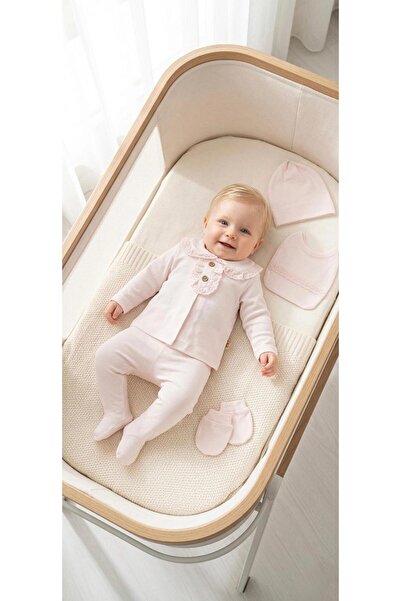 Miniday Baby مجموعة مولوتلك لحديثي الولادة من القطن بنسبة 100% مكونة من 5 قطع...