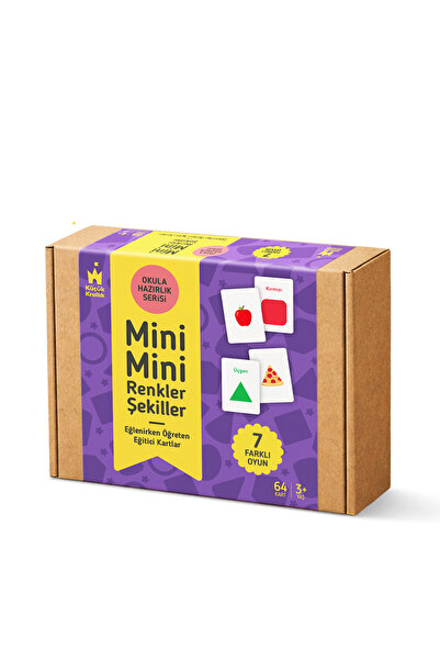 Mini Mini Renkler Şekiller Seti | Renkleri Şekilleri Örüntüleri Öğreniyorum | 7 Oyun