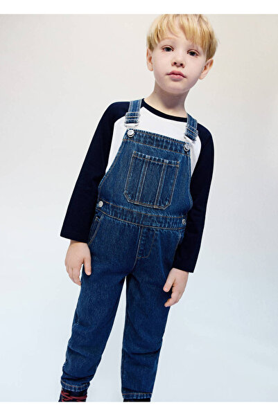 Cotton denim jumpsuit