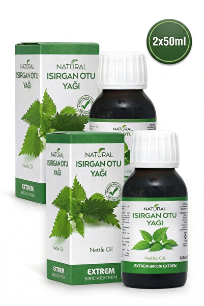 EXXTREM Doğal Isırgan Otu Yağı 50 ml- Saç Dökülmesine Karşı, Saç Uzatma, Saç ...