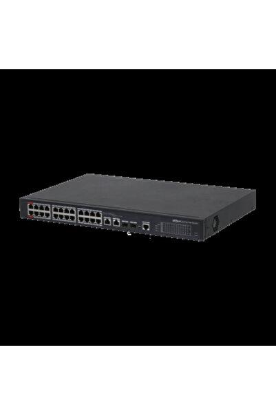 DAHUA Pfs4226-24et-240 24 Port 24xfe-2ge-2sfp Yönetilebilir 240w Poe Switch