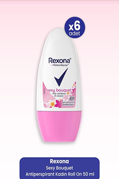 Rexona Sexy Bouquet Antiperspirant Kadın Roll On 50 ml x 6 Adet