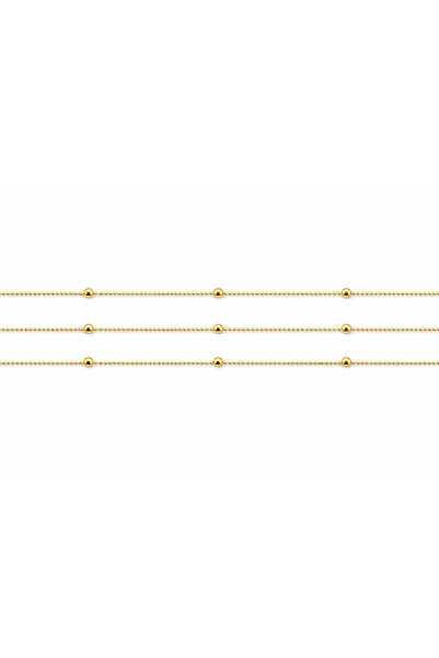 FlowerAksesuar 5 Metre - 1.2x3.2 mm Toplu Zincir, Top Zincir, Takı Zinciri, K...