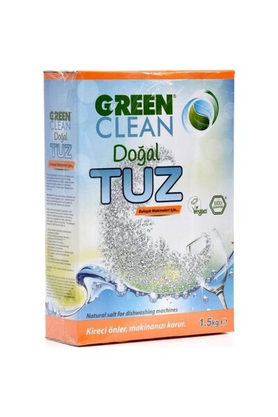 Green Clean Bitkisel Bulaşık Makinesi Tuzu 1500 ml