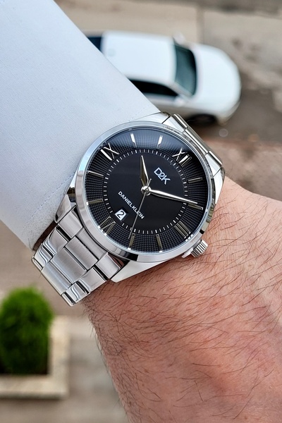 Daniel Klein Kadranı Black Kordonu Silver Renk 24 Ay Garantili 42 Mm Erkek Ko...