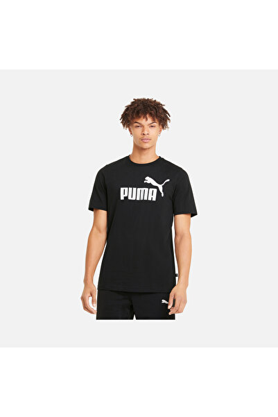 Puma Ανδρικό κοντομάνικο μπλουζάκι με λογότυπο Essentials