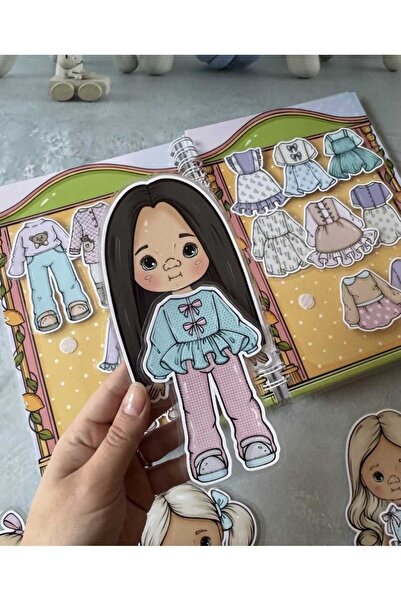 minisofia Moda Evim - Cırtlı Elbise Giydirme ve Aktivite Materyali