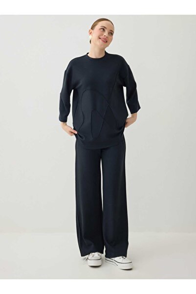 Benin Σετ με μαλακά κουμπιά και λεπτομέρεια ραφής στο μπροστινό μέρος - Ναυτι...