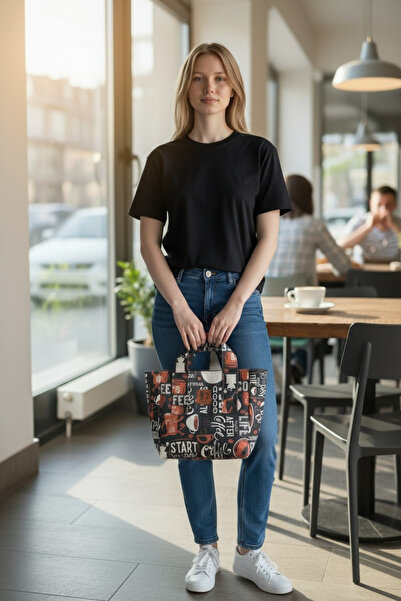 Caterina Collection حقيبة يد وكتف للقهوة