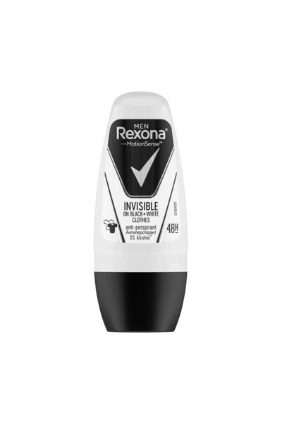 Rexona Men Invisible On Black + White Antiperspirant Roll On 50 ml