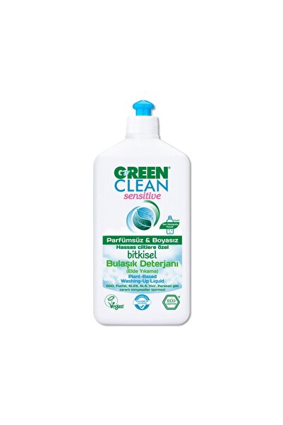Green Clean Sensitive Bitkisel Bulaşık Deterjanı 500 ml