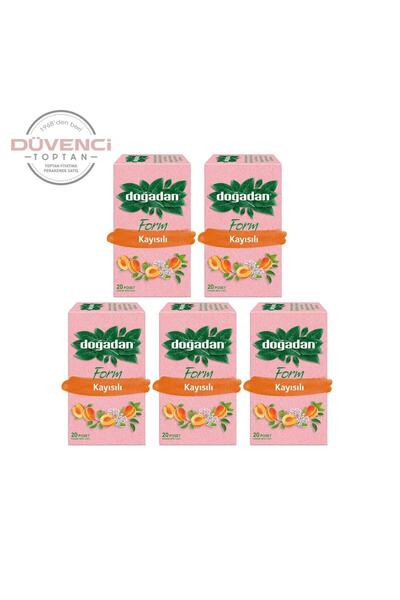 Doğadan Form Tea with Apricot X 5 Pieces