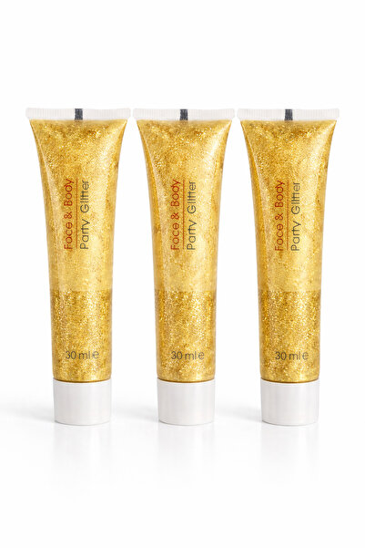 Lesvip's Jel Formlu Face And Body Glitter Pırıltılı Sim 3'lü Set