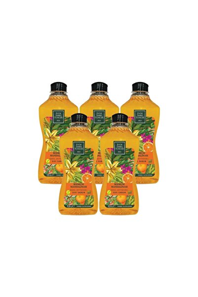 Eyüp Sabri Tuncer Bodrum Tangerine Natural Olive Oil Liquid Soap 1500 ml X 5