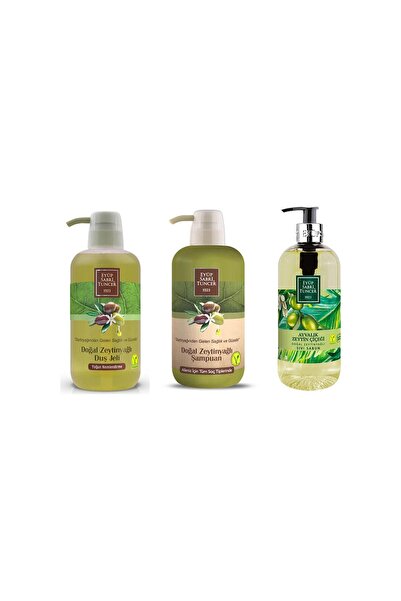 Eyüp Sabri Tuncer Şampuan ve Duş Jeli 600 ml, Ayvalık Zeytin Çiçeği Sıvı Sabu...