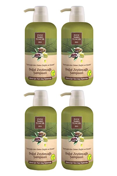 Eyüp Sabri Tuncer Doğal Zeytinyağlı Şampuan 600 ml x 4