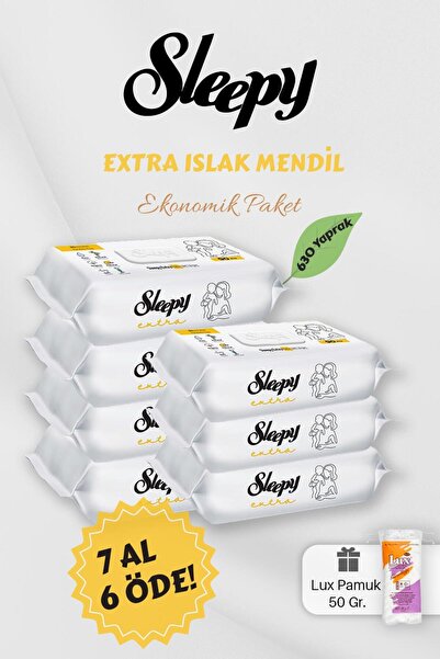 Sleepy منشفة أطفال رطبة للغاية، اشترِ 7 واحصل على 6 مع هدية