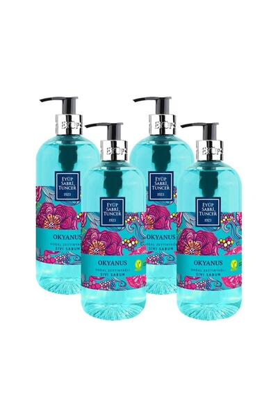 Eyüp Sabri Tuncer Olive Oil Liquid Soap Ocean 500 ml X 4