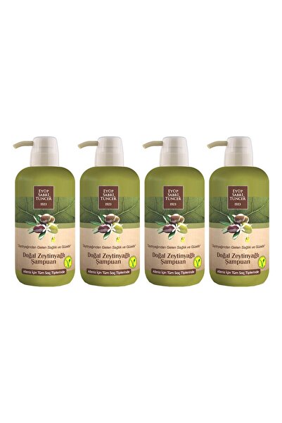 Eyüp Sabri Tuncer Doğal Zeytinyağlı Şampuan 600 ml Pet Şişe x 4