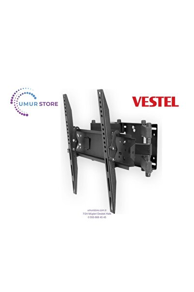 Vestel 55QT9850 55'' 4K Smart QLED 42-65 inç Hareketli LCD LED TV Duvar Askı ...