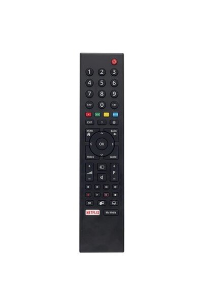 Beko ARÇELİK-BEKO RC 3304805/01B RM-L271B NETFLIX TUŞLU LCD-LED TV KUMANDA (T...