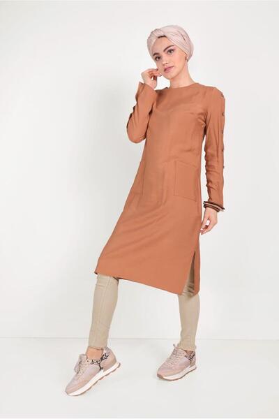 Alvina Tunic with Button Sleeves 40513