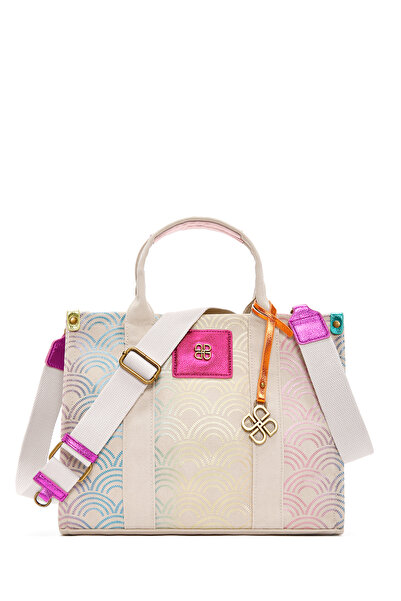 Derimod Women's Multi-Colored Long Strap Fabric Handbag 26Sbd24296F