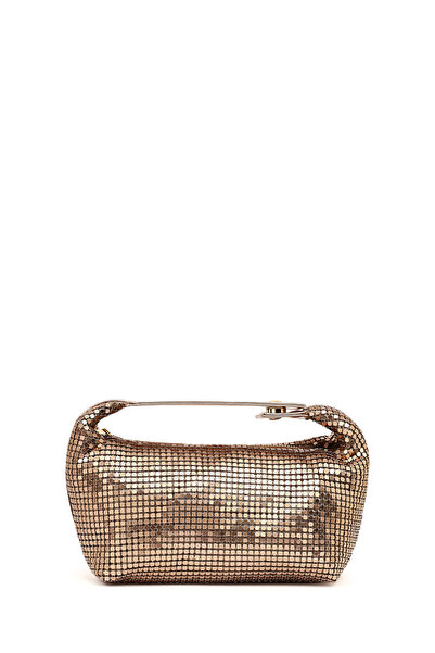 Derimod Γυναικεία μίνι τσάντα ώμου με μπρονζέ παγιέτες 26PBD2718ML