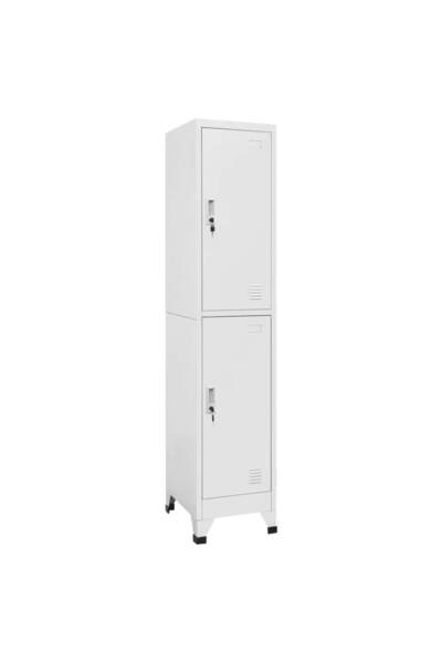vidaxl Dulap vestiar cu 2 compartimente 38x45x180 cm