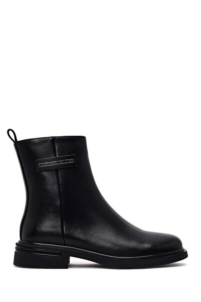 Derimod Γυναικείες μαύρες μπότες με φερμουάρ 25WFE494518