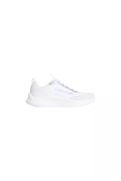 Calvin Klein Γυναικεία/Κοριτσίστικα Sneakers Λαμπερό Λευκό/Ασημί