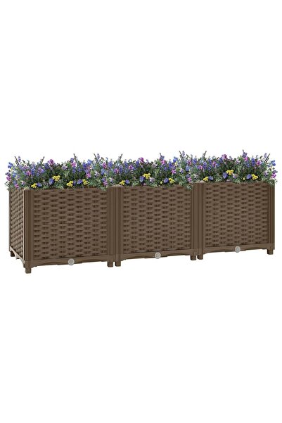 vidaxl Raised Bed 120x40x38 cm Polypropylene