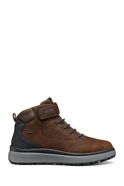 Geox Men's Brown U Granıto + Grip B Abx C - Oıl Laced Leather Outdoor Boots U...