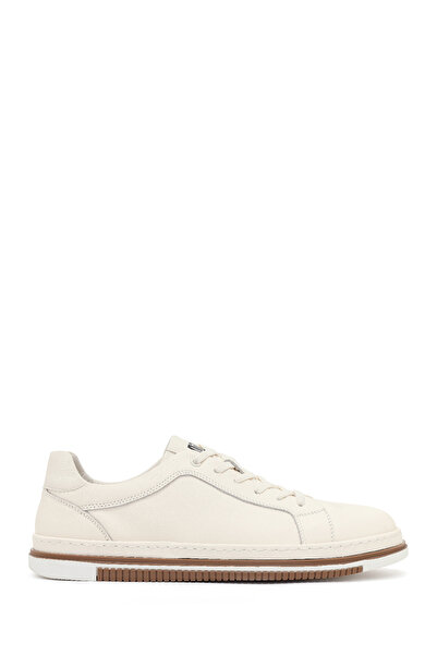 Derimod Erkek Beyaz Bağcıklı Deri Sneaker 26SFD698418
