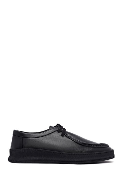 Derimod Men's Black Leather Casual Shoes 25Wfd633518