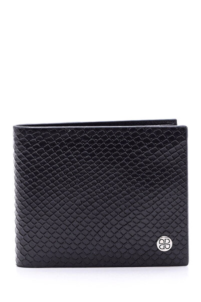 Derimod Men's Black Leather Wallet 000A2D308326