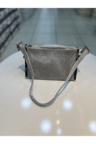 Guja Κομψή γυναικεία βραδινή τσάντα με πέτρες εισαγόμενες πέτρες 25YG595