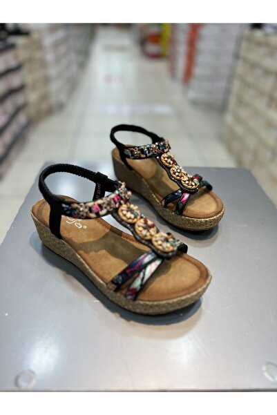 Guja Εισαγόμενα γυναικεία καθημερινά σανδάλια με ψάθινη σόλα