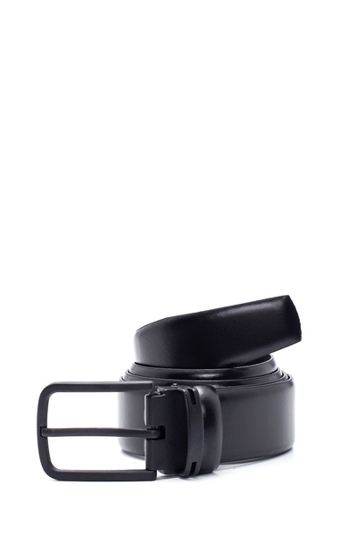 Derimod Men's Black Leather Belt 000A2D1302218