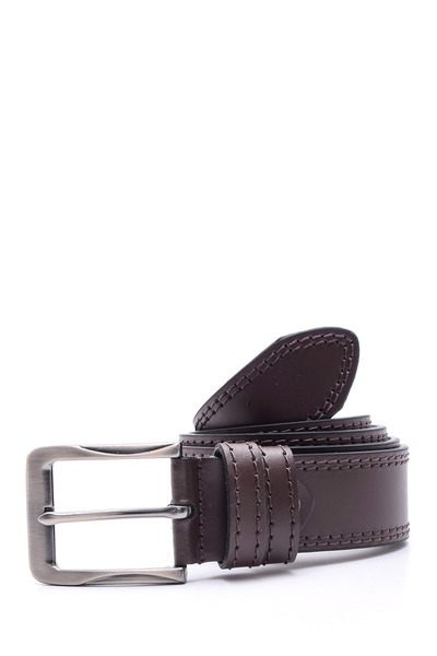 Derimod Men's Brown Leather Belt 000A2D1201718