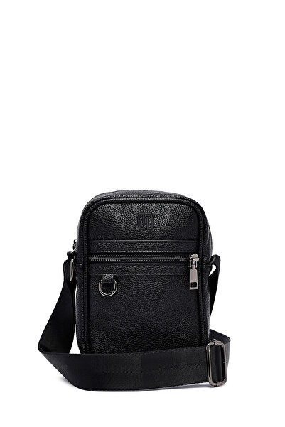 Derimod Ανδρική Μαύρη Τσάντα Messenger 25SBD3007FT