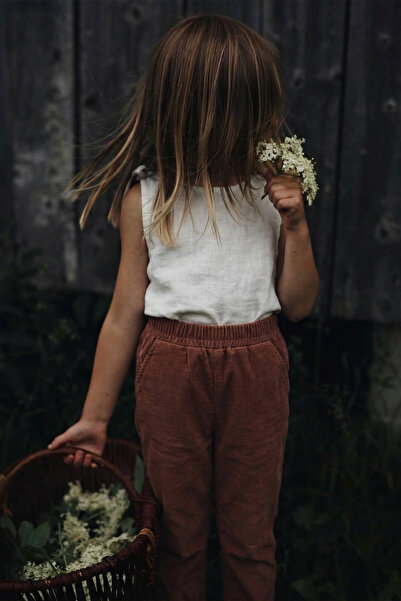 Cigit Βελούδο Παντελόνι 1-8 ετών Ανοιχτό καφέ