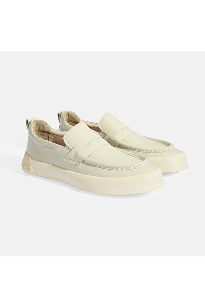 Desa Erkek Krem Slip-On Deri Loafer