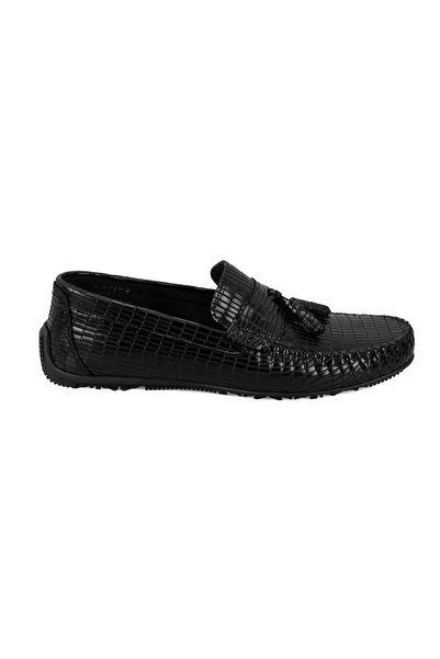 Desa Grady Siyah Erkek Deri Loafer