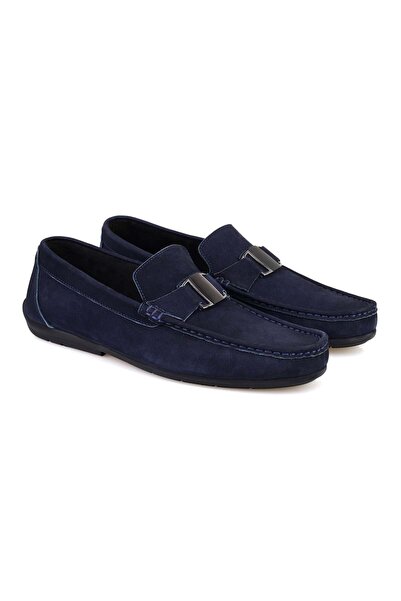Desa Craig Lacivert Erkek Süet Deri Loafer