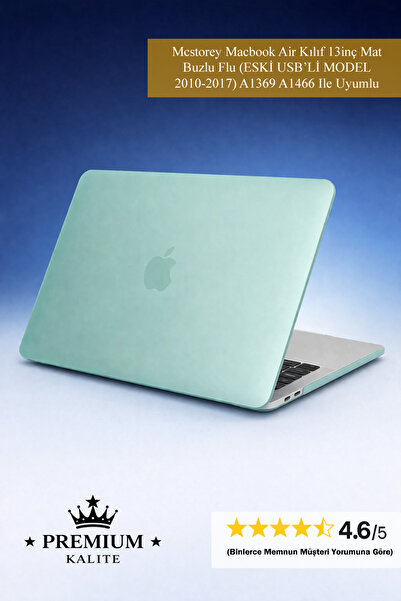 Mcstorey Macbook Air Kılıf 13inç Mat Buzlu Flu (ESKİ USB'Lİ MODEL 2010-2017) ...