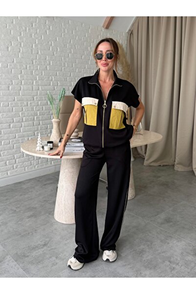 QİMYA BUTİK BUKETLİ Γυναικείο Αμάνικο Τοπ με Χρωματιστό Ύφασμα Parachute και ...