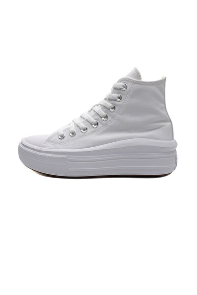 Converse 568498C-K Γυναικεία αθλητικά παπούτσια Chuck Taylor All Star Move Λευκά