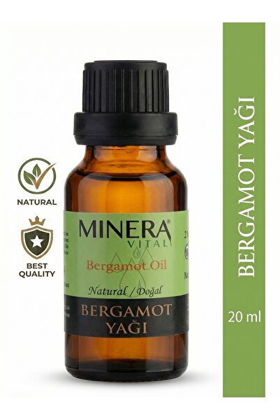 MİNERA VİTAL زيت البرغموت 20 مل (زيت البرغموت) زجاجة زجاجية مع قطارة